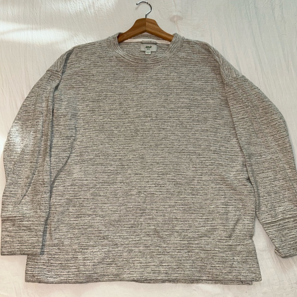 Aerie Heathered Gray Knit Top